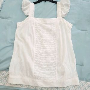 Perfect Summer Breeze Flirty White Top